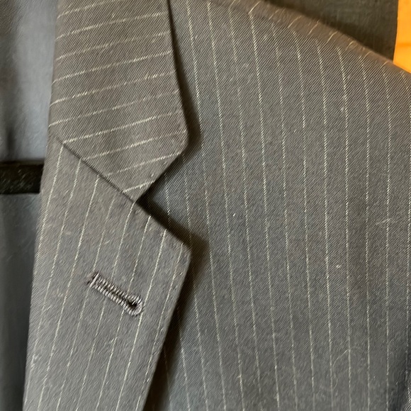 $425 J Crew Ludlow navy pinstripe blazer 42R 100% Wool Loro Piano - Picture 9 of 12